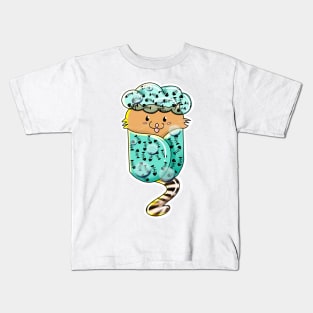 Cat bath time Kids T-Shirt